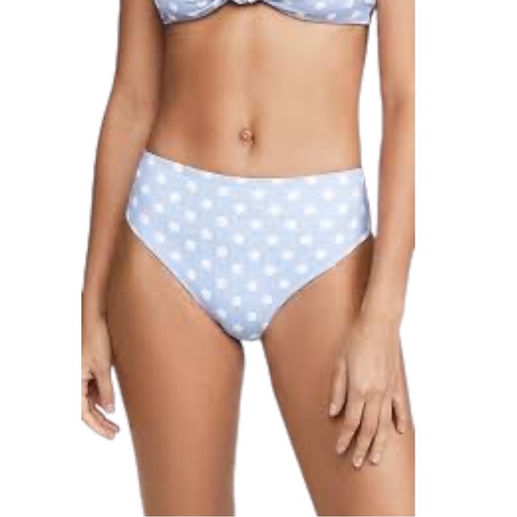 Caroline Constas Viki High Waist Polka Dot Bikini Bottoms - Picture 2 of 11